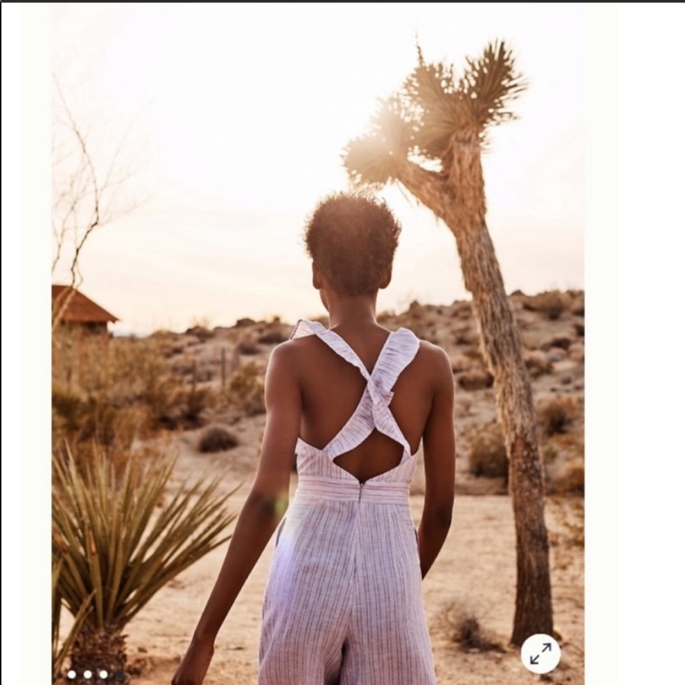 Anthropologie Nantucket Striped Jumpsuit - Picture 4 of 11